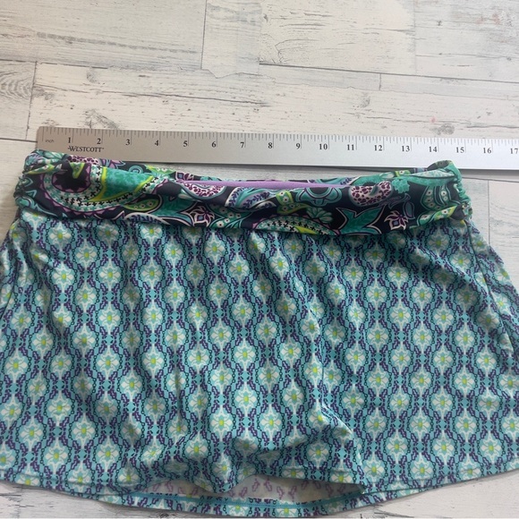 Athleta Paisley Waist Two Pattern Swim Skirt Small - Picture 7 of 12